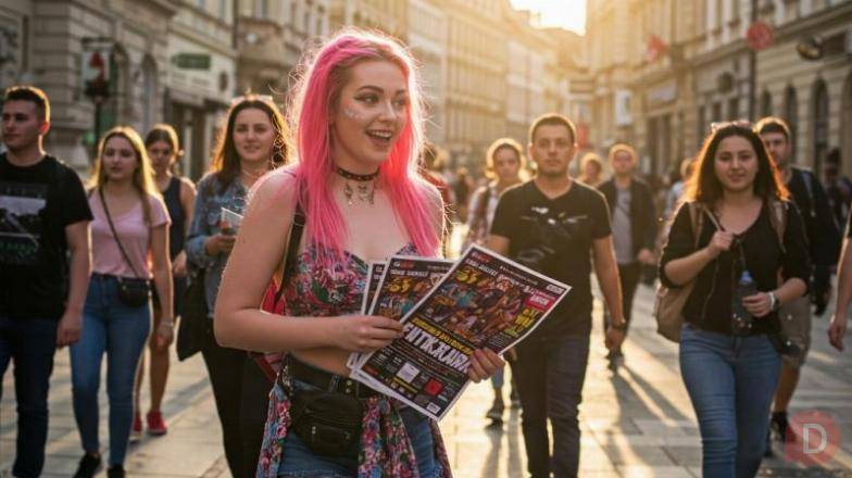 Реклама на вулицях: флаєри, розклейка, доставка під двері Киев - изображение 1