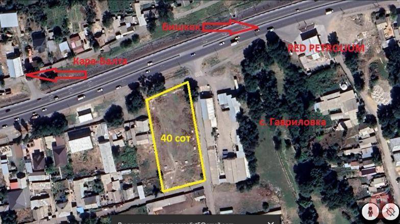 Продаётся участок с. Гавриловка (не доезжая до Сокулука), первая линия Bishkek - изображение 1