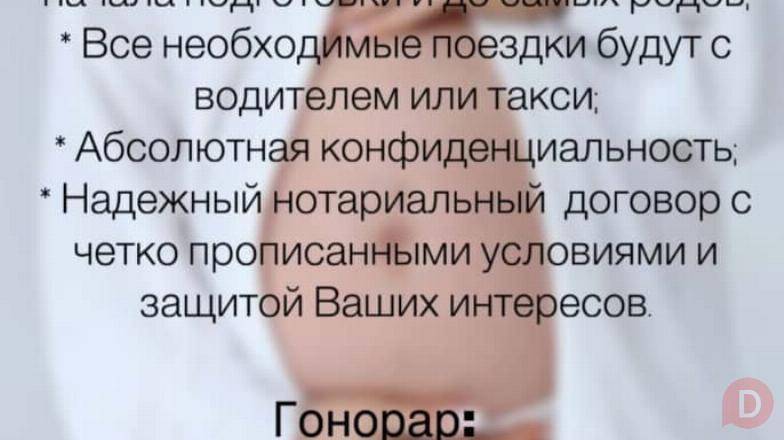 Примем суррогатных мамочек в нашу дружную семью! Бишкек - изображение 1