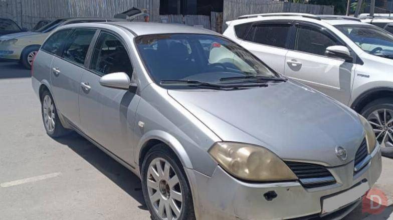 Продаю Nissan Primera 2002 год, 2 куба, серебро, левый руль , Бишкек - изображение 1