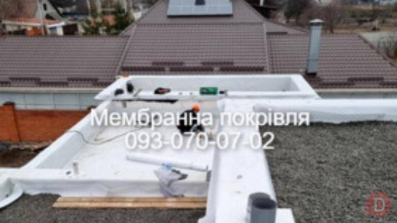 Баластні дахи. Плоский дах ПВХ Винница - изображение 1