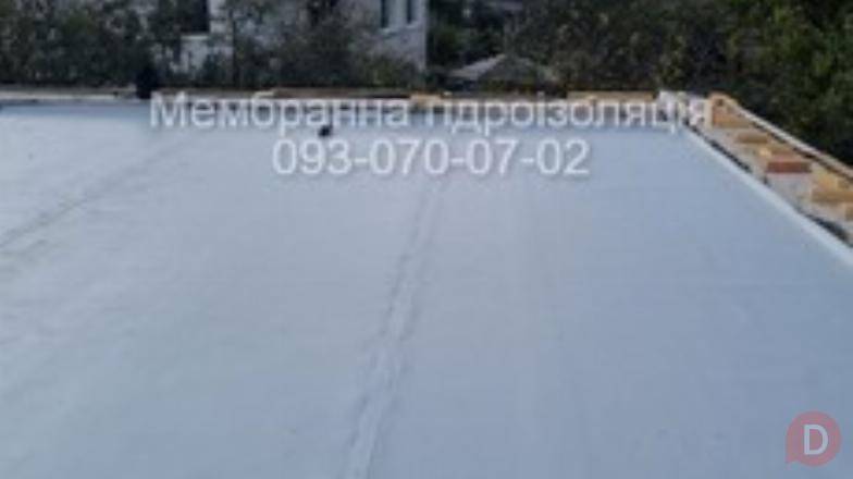 Облаштування плоского даху з ПВХ мембрани Запорожье - изображение 1
