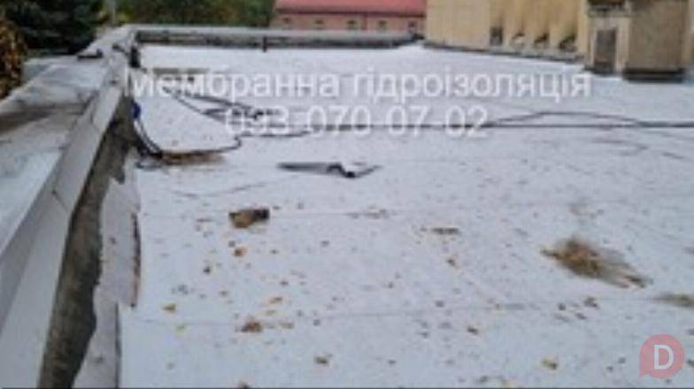 Плоский дах,мембрана ПВХ Полтава - изображение 1