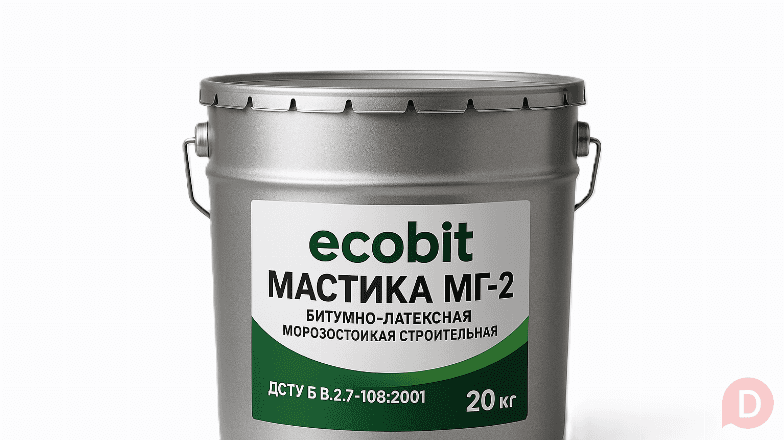 Мастика бітумно-латексна морозостійка МГ-2 Ecobit 20 кг Днепропетровск - изображение 1