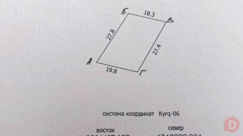 Срочно продаётся участок 5сот, с. Заречное (арка Байтика) Бишкек - изображение 1