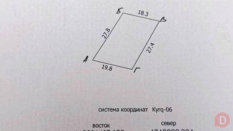Срочно продаётся участок 5сот, с. Заречное (арка Байтика) Bishkek - изображение 1