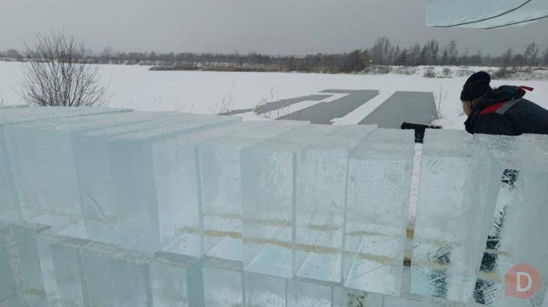 Лед,блоки льда для скульптур, лед строительный Москва - изображение 1