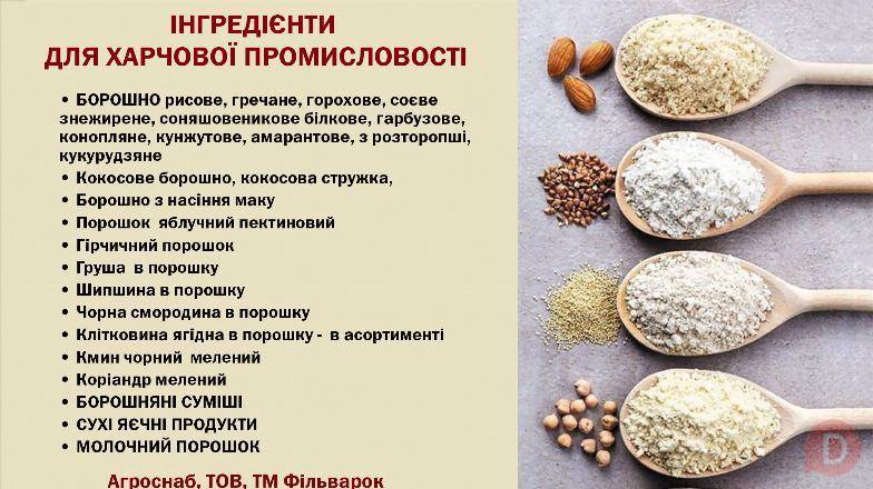 інгредієнти для харчової промисловості Киев - изображение 1