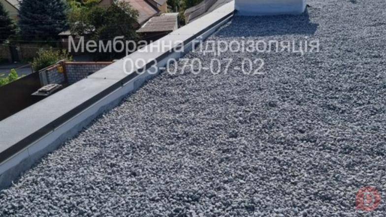 Баластні дахи. Плоский дах ПВХ Днепропетровск - изображение 1