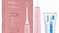 Звуковая щетка Revyline RL015 Pink и паста для зубов Smart