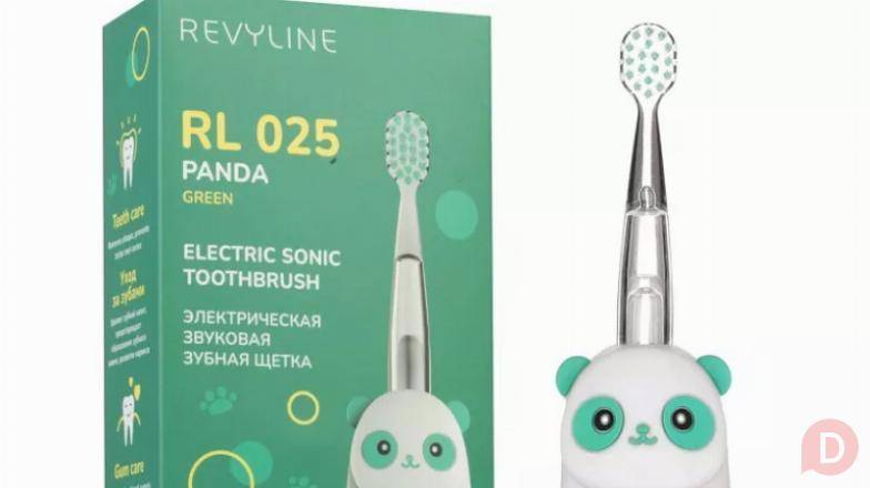 Звуковая щетка для детей от года Revyline RL025 Panda Green Якутск - изображение 1