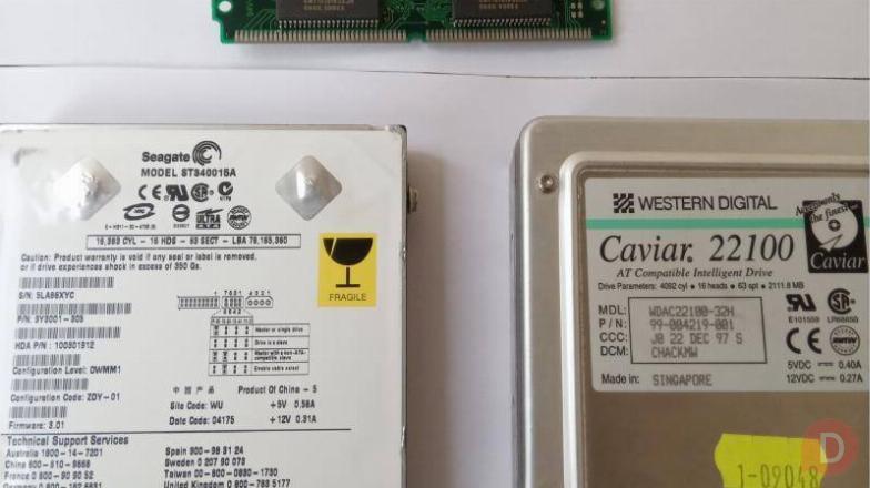 Seagate mod. ST340015A, WD Caviar 22100 недорого, торг продам. Липецк - изображение 1