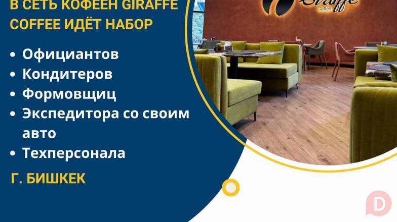 В сеть кофеен Giraffe coffee идет набор персонала Бишкек - изображение 1