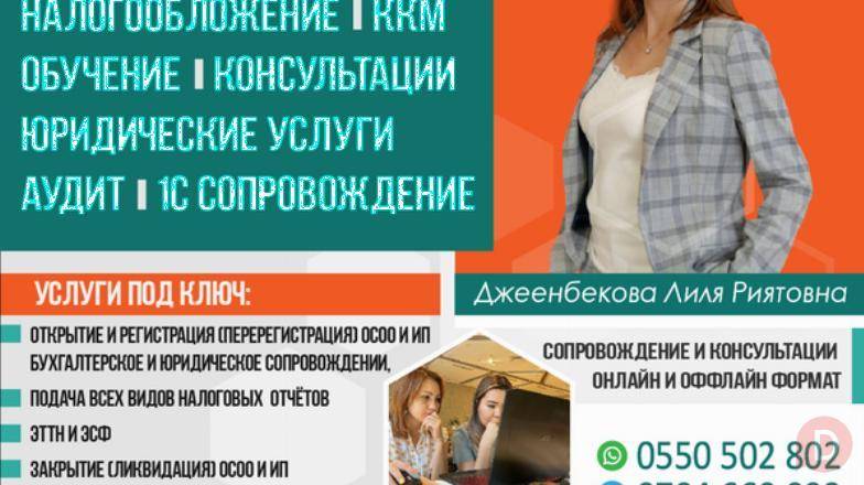 Бухгалтерские услуги: налогообложение, обучение. Бишкек - изображение 1