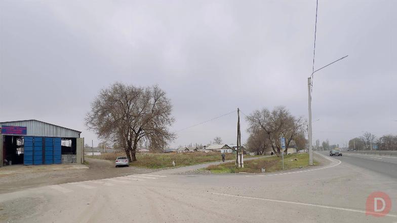 Продаётся участок с. Гавриловка (не доезжая до Сокулука), первая линия Bishkek - изображение 1