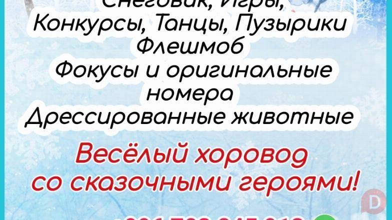 Жаңы жылдык шоу! Новогоднее детское шоу! Дед мороз, снегурочка, конкур Бишкек - изображение 1