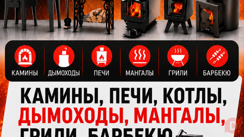 Магазин печей "Печкин". Печи, камины, котлы отопления и мн.другое Bishkek - изображение 1