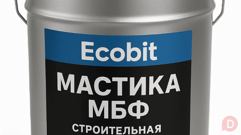 Жаростійка каучуко-бутилінольна мастика МБФ Ecobit ГОСТ 30693-2000 20 Днепропетровск - изображение 1