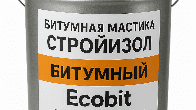 Бітумна мастика СтройIзол бітумний Ecobit ДСТУ Б В.2.7-108-2001 20 кг