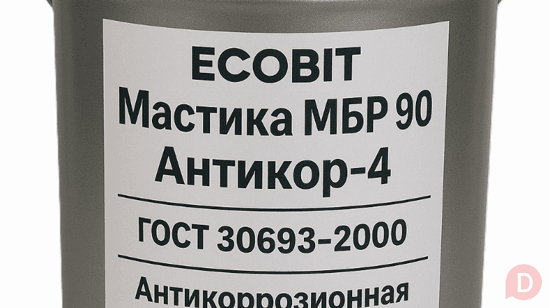 Мастика битумная МБР 90 Ecobit Антикор-4 ГОСТ 30693-2000 20 кг Днепропетровск - изображение 1
