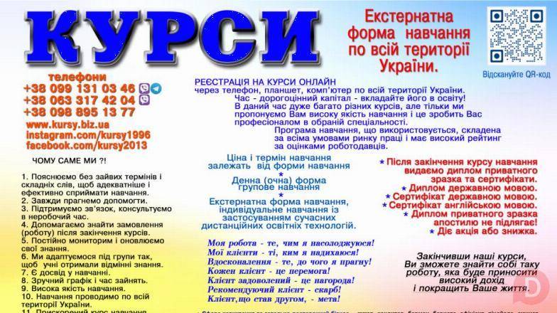 Курс кухар, кондитер, сушист, піццеолі, пекар, бармен, барист Киев - изображение 1