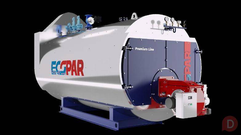 Промышленный жаротрубный паровой котел высокого давления ECO-PAR Astana - изображение 1