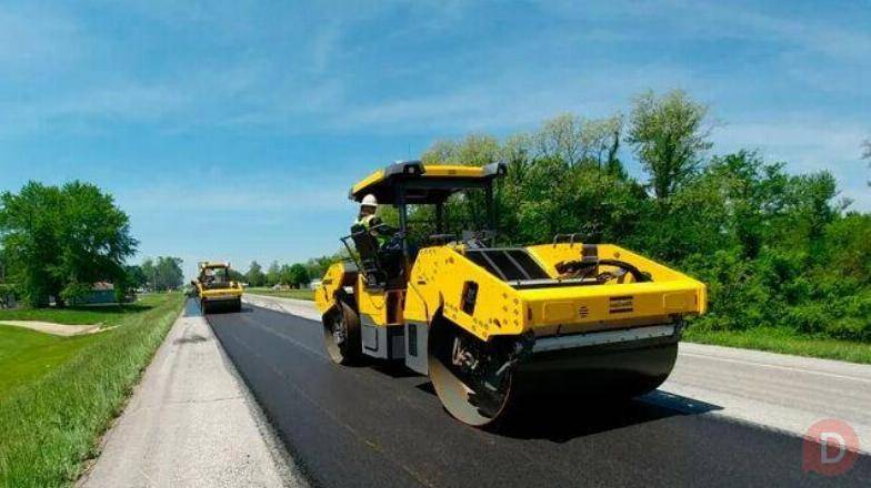 Заливка трещин в асфальтобетонном покрытии СПб Санкт-Петербург - изображение 1