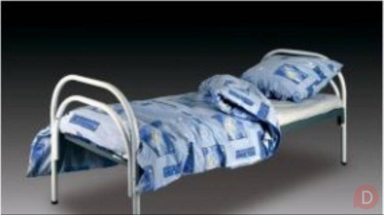 Кровати металлические для студентов в общежития крупным оптом Санкт-Петербург - изображение 1