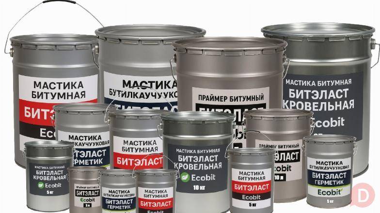 Битумная мастика БИТЭЛАСТ Ecobit ДСТУ Б В.2.7-108-2001 Днепропетровск - изображение 1