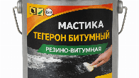 ТЕГЕРОН Битумный ЭКОБИТ ведро 3,0 кг мастика резино-битумная