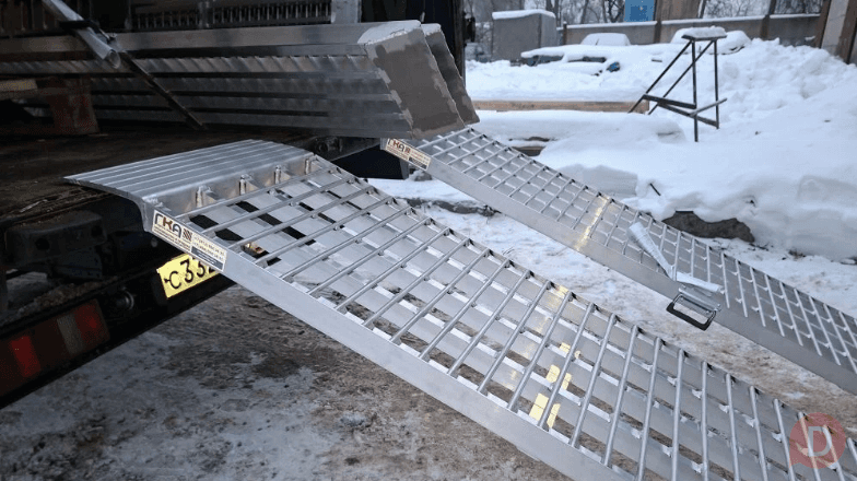 Сходни для погрузки миниэкскаватора на легковой прицеп Минск - изображение 1