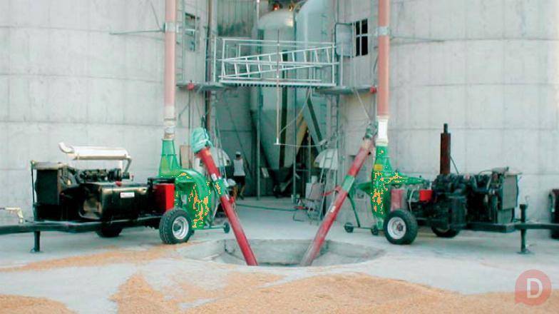 Винтовой конвейер Mus-Max (Австрия) с зерновой пушкой Усмань - изображение 1