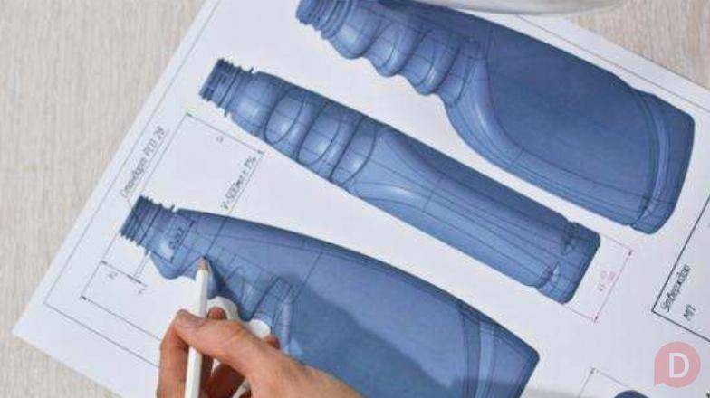 Разрабатывает дизайн и чертежи для ПЭТ бутылок. Moscow - изображение 1