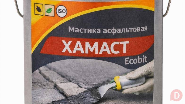 Мастика асфальтовая ХАМАСТ ЭКОБИТ ведро 10,0 кг ДСТУ Б.В.2.7-108-2001 Днепропетровск - изображение 1