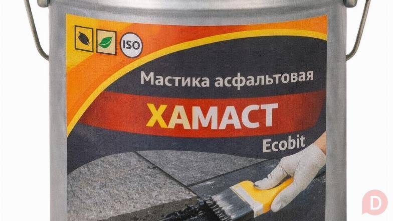 Мастика асфальтовая ХАМАСТ ЭКОБИТ ведро 20,0 кг ДСТУ Б.В.2.7-108-2001 Днепропетровск - изображение 1