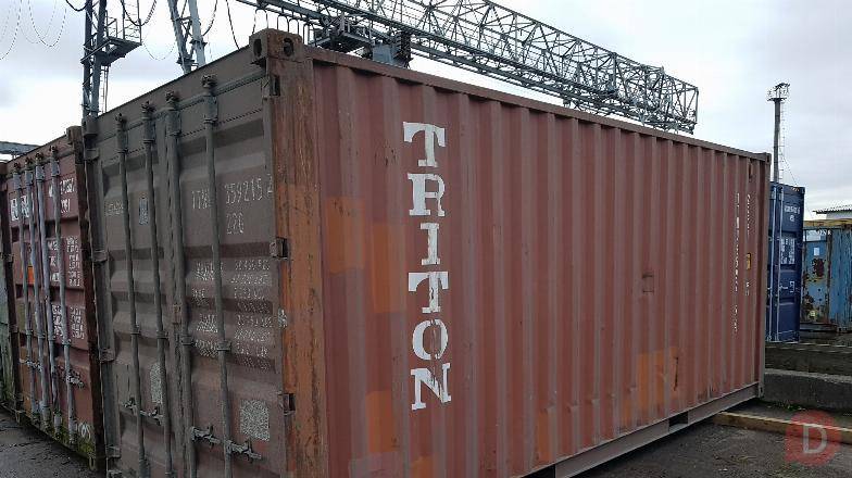 Контейнер 20 футов — купить контейнер в СПб с доставкой St. Petersburg - изображение 1