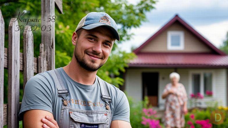 Жилые пристройки к домику на даче в Пензе и дому Каркас-58 Пенза - изображение 1