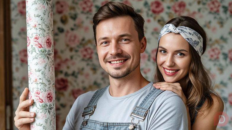 Оклейка обоями в Пензе, поклеить обои в Арбеково Пенза - изображение 1