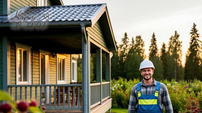 Каркасные веранды и пристройки к дачному дому на Барковке Пенза - изображение 1