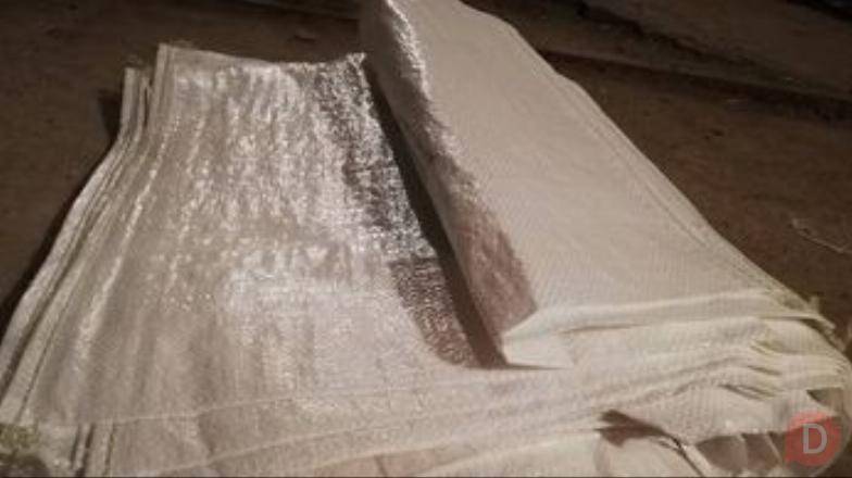 Мешки полипропиленовые 50 кг б/у (из под сахара из под крупы, из под Пенза - изображение 1