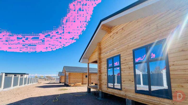 Продаётся коттедж из натурального сруба Иссык-Куль, Чок-Тал - рядом Ц Бишкек - изображение 1