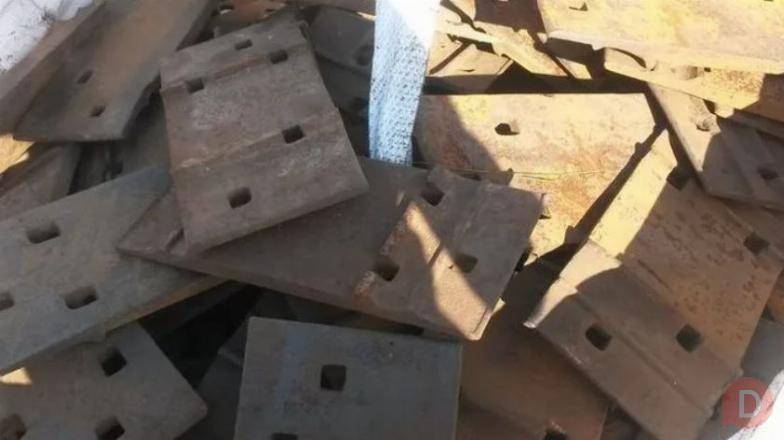 Подкладка Д43 ГОСТ 7056-77 б/у костыльного скрепления на складе Нижний Новгород - изображение 1