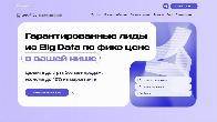 Гарантированные лиды из Big Data по фикс цене
