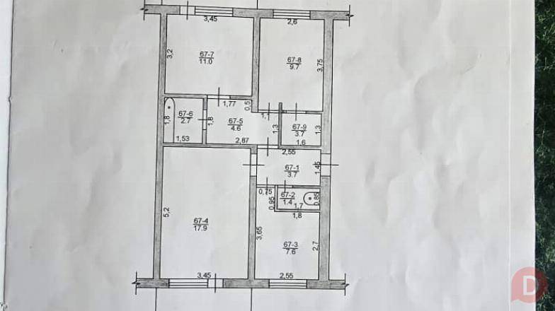 Продам 3х комнатную квартиру в городе Шопоков Bishkek - изображение 1