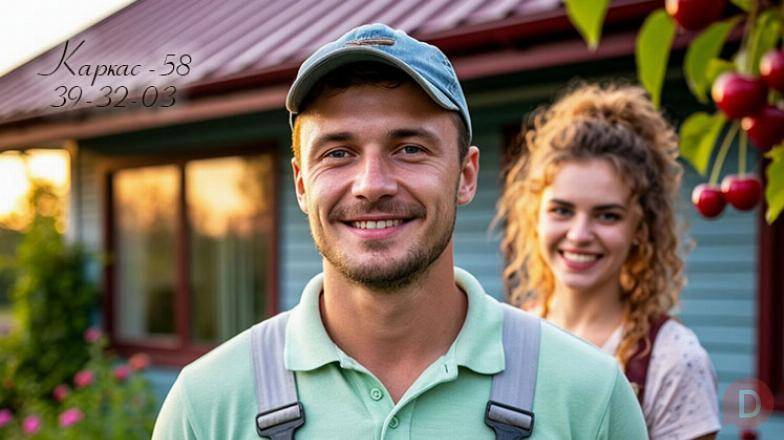 Дачные и загородные дома в СНТ Ключи в Камайке недорого Каркас-58 Пенза - изображение 1