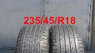 Продаю Летние Шины. 235/45/R18. Пара.