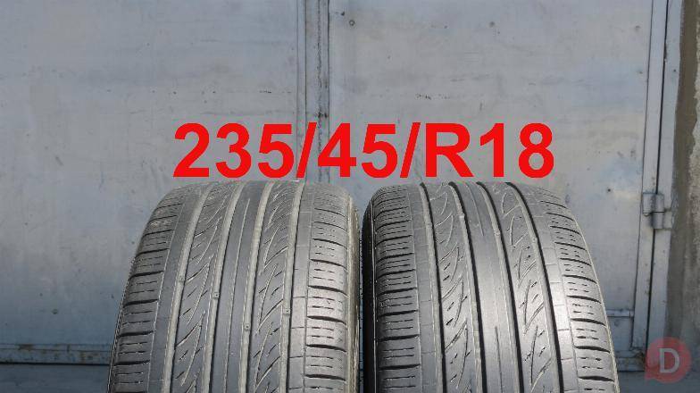 Продаю Летние Шины. 235/45/R18. Пара. Бишкек - изображение 1