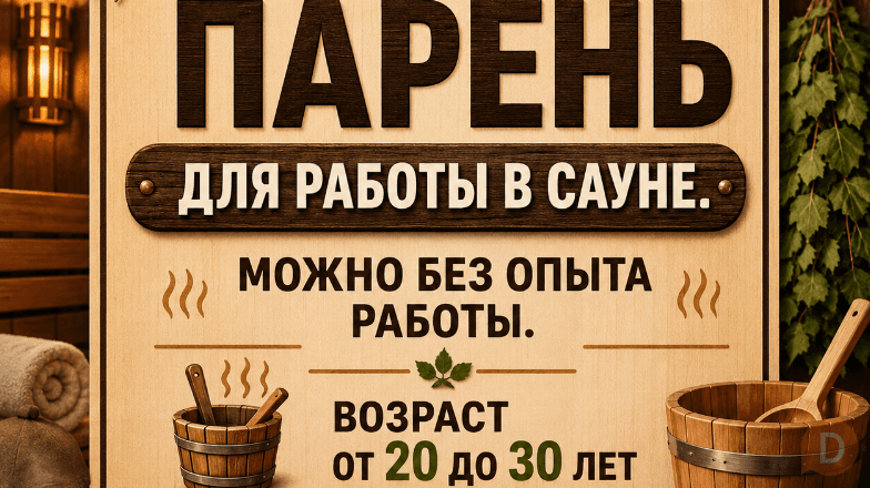 Требуется парень для работы в сауне Бишкек - изображение 1