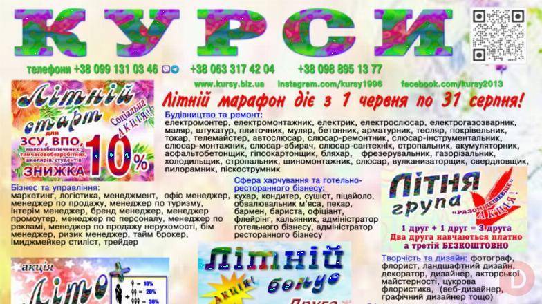 Курси кухаря, кондитера, сушиста, піццеолі, пекаря, бармена, бариста Киев - изображение 1