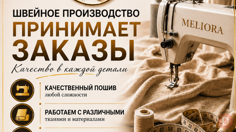 Швейное Производство "MELIORA". Принимаем заказы любой сложности Bishkek - изображение 1